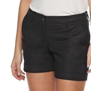 Apt. 9 Black Dress Shorts Women's Size 4 NWOT